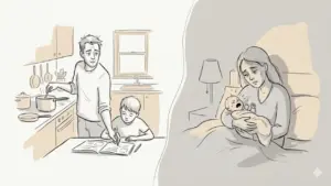 Tôi làm việc nhà đến 22h đêm vẫn bị vợ trách móc