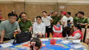 Triệt phá sòng bạc 'khủng' núp bóng khu vui chơi giải trí ở biên giới, thu giữ trên 300 tỉ đồng