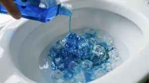 Vì sao chuyên gia khuyên đổ đá viên vào bồn cầu?