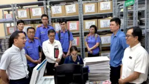 Viện KSND tối cao tham quan mô hình tòa án điện tử ở TP.HCM