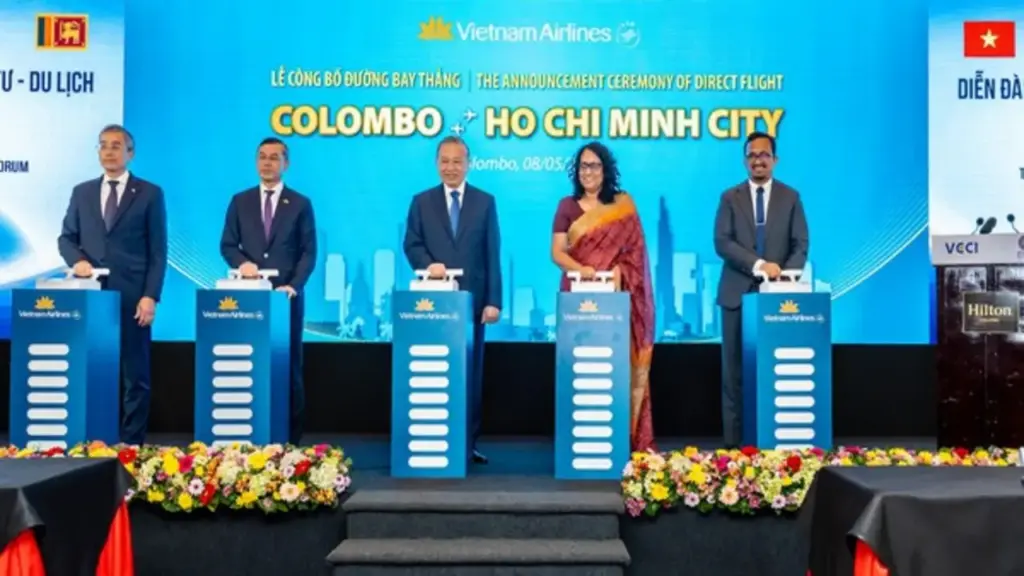 Vietnam Airlines mở đường bay thẳng đầu tiên giữa Việt Nam và Sri Lanka