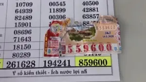Xuất hiện tờ vé số trúng 50 triệu xổ số miền Nam bị rách đôi: Đại lý nói gì?